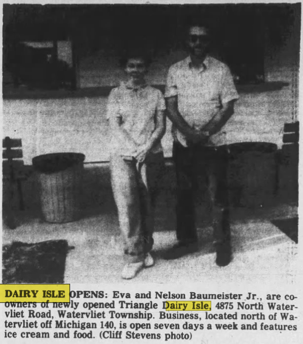 Dairy Isle - Aug 23 1986 Article (newer photo)
